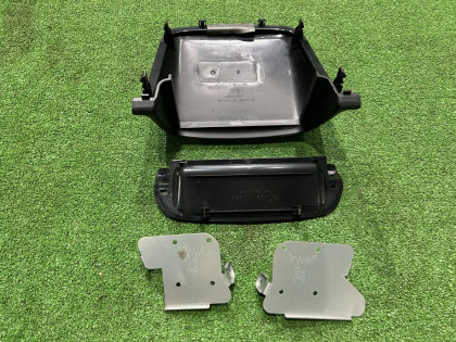 Head unit trim kit козырек и крепления SUBARU FORESTER OEM 66242SA140ML 66201SA280 66201SA290 SG5 2007 BLACK 32J 32J