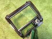 Radio trim bezel SUBARU LEGACY OEM 66221AC070 BG5 1997 white 51E
