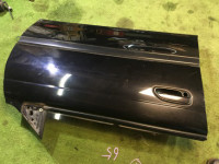 右フロントドア SUBARU LEGACY OEM 61100AC001 61100AC021 BG9 1995 Black 47A