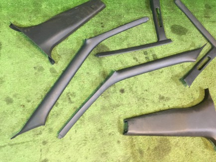 Tapizado de pilares SUBARU LEGACY OEM 94010AC020MU 94010AC030MU 94022AC000MU 94022AC010MU 94012AC020MU BG9 1995 Black 47A