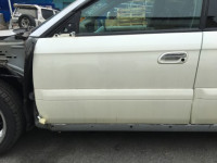 Дверь передняя левая SUBARU LANCASTER OEM 60009AE050 60009AE070 BHE 2002 white pearl 07C