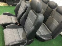 Комплект сидений SUBARU LEGACY B4 OEM 64010AE361ML 64010AE370ML 64230AE040ML 64230AE070ML BE5 2001 Black 47A