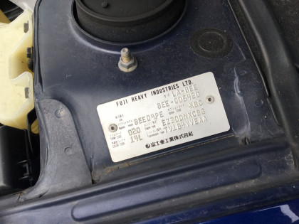SUBARU LEGACY BEE 2002