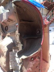 左リアフェンダー SUBARU LEGACY OEM 51410AC891, 51410AC471, 51510AC311, 51510AC301, 51510AC300, BG5 1997 red 53D
