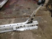 右门槛梁 SUBARU LEGACY OEM 51415AC061, 51415AC060 BG5 1997 белый 51E