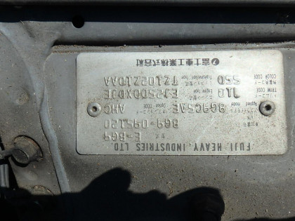 SUBARU LEGACY BG9 1997