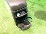 グローブボックス・アームレスト SUBARU LANCASTER OEM 92111AE010AD BH9 1999 beige 8L5
