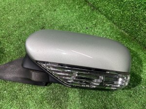 左ミラー ухо SUBARU OUTBACK OEM 91031AG032TE BPE 2004 SILVER 39D, 3K3
