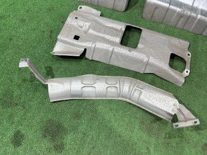 Exhaust heat shields SUBARU OUTBACK OEM 59024AG061 59024AG071 59024AG030 BPE 2004 EZ30