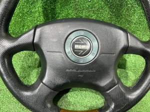 Volante MOMO дерево SUBARU LEGACY LANCASTER OEM 34311AE310 BHE BH9 BH5 2001 SILVER/GREY 1U2