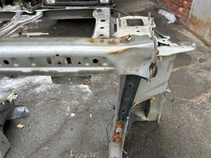 แผงหน้าหม้อน้ำ SUBARU LEGACY LANCASTER OEM 53060AE001, 53020AE081, 53020AE091, 53040AE000, 53060AE051 BHE BH9 BH5 BE5 BE9 BEE 2001 SILVER/GREY 1U2