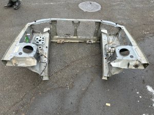 แผงหน้าหม้อน้ำ SUBARU LEGACY LANCASTER OEM 53060AE001, 53020AE081, 53020AE091, 53040AE000, 53060AE051 BHE BH9 BH5 BE5 BE9 BEE 2001 SILVER/GREY 1U2