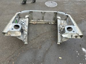 แผงหน้าหม้อน้ำ SUBARU LEGACY LANCASTER OEM 53060AE001, 53020AE081, 53020AE091, 53040AE000, 53060AE051 BHE BH9 BH5 BE5 BE9 BEE 2001 SILVER/GREY 1U2