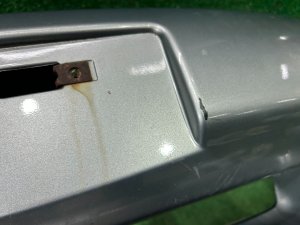 フロントバンパー SUBARU LEGACY LANCASTER OEM 57703AE230MQ BHE BH9 2002 SILVER/GREY 1U2