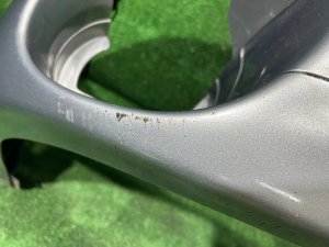 フロントバンパー SUBARU LEGACY LANCASTER OEM 57703AE230MQ BHE BH9 2002 SILVER/GREY 1U2