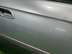 Right front door SUBARU LEGACY LANCASTER OEM 60009AE040 BHE BH9 2002 SILVER/GREY 1U2