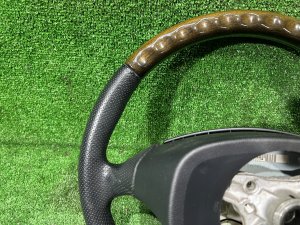 พวงมาลัย MOMO темное дерево SUBARU LEGACY LANCASTER OEM 34311AE310 BHE BH9 BH5 2002 SILVER/GREY 1U2