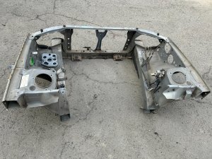 แผงหน้าหม้อน้ำ SUBARU LEGACY LANCASTER OEM 53060AE001, 53020AE081, 53020AE091, 53040AE000, 53060AE051 BHE BH9 BH5 BE5 BE9 BEE 2002 SILVER/GREY 1U2