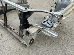แผงหน้าหม้อน้ำ SUBARU LEGACY LANCASTER OEM 53060AE001, 53020AE081, 53020AE091, 53040AE000, 53060AE051 BHE BH9 BH5 BE5 BE9 BEE 2002 SILVER/GREY 1U2
