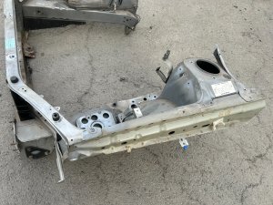 แผงหน้าหม้อน้ำ SUBARU LEGACY LANCASTER OEM 53060AE001, 53020AE081, 53020AE091, 53040AE000, 53060AE051 BHE BH9 BH5 BE5 BE9 BEE 2002 SILVER/GREY 1U2