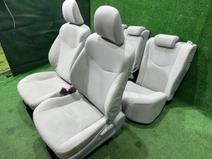 ชุดเบาะทั้งคัน TOYOTA PRIUS OEM 71071-47223-G5 71430-47600-G1 71440-47570-G1 71072-47202-G6 ZVW30 2012 SILVER 1F7
