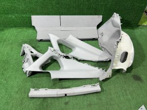 Tapizado del maletero TOYOTA PRIUS OEM 64730-47170-B0 64740-47160-B0 58416-47030-B3 ZVW30 2012 SILVER 1F7