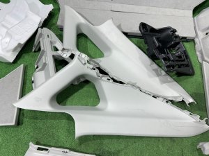 Tapizado del maletero TOYOTA PRIUS OEM 64730-47170-B0 64740-47160-B0 58416-47030-B3 ZVW30 2012 SILVER 1F7