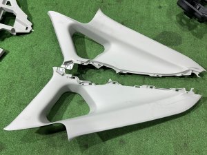 Tapizado del maletero TOYOTA PRIUS OEM 64730-47170-B0 64740-47160-B0 58416-47030-B3 ZVW30 2012 SILVER 1F7