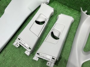 Обшивка стоек TOYOTA PRIUS OEM 62210-47120-B0 62220-47120-B0 ZVW30 2012 SILVER 1F7