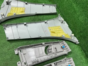 Обшивка стоек TOYOTA PRIUS OEM 62210-47120-B0 62220-47120-B0 ZVW30 2012 SILVER 1F7