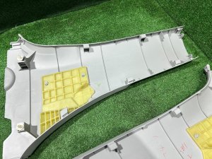 Обшивка стоек TOYOTA PRIUS OEM 62210-47120-B0 62220-47120-B0 ZVW30 2012 SILVER 1F7