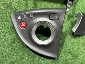 Moldura do auto-rádio (conjunto) консоль кпп TOYOTA PRIUS OEM 5540447070 ZVW30 2012 SILVER 1F7