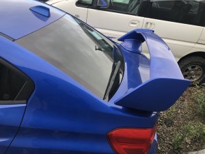 สปอยเลอร์ SUBARU WRX STI OEM 96061VA001E4 VAB VAG VA 2015 Blue Pearl K7X