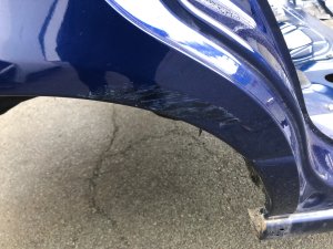 บังโคลนหลังขวา SUBARU LEGACY OEM 51410AE140 BH5 2000 BLUE 95H