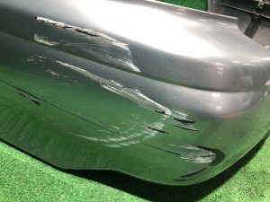 Rear bumper SUBARU LEGACY LANCASTER OEM 57703AE080MQ BHE BH9 2002 SILVER/GREY 1U2