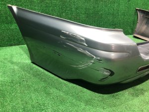 Rear bumper SUBARU LEGACY LANCASTER OEM 57703AE080MQ BHE BH9 2002 SILVER/GREY 1U2