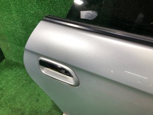 Right rear door SUBARU LEGACY LANCASTER OEM 60400AE420 BHE BH9 2002 SILVER/GREY 1U2