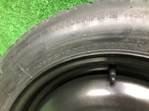 スペアタイヤ T135/80D16 SUBARU LEGACY LANCASTER OEM 28111AC232 BHE BH9 2002