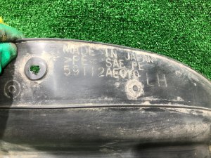 Pasarruedas trasero izquierdo SUBARU LEGACY LANCASTER OEM 59112AE010 BHE BH9 2002 SILVER/GREY 1U2
