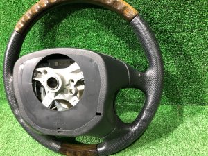 พวงมาลัย MOMO темное дерево SUBARU LEGACY LANCASTER OEM 34311AE310 BHE BH9 BH5 2002 SILVER/GREY 1U2