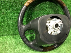 พวงมาลัย MOMO темное дерево SUBARU LEGACY LANCASTER OEM 34311AE310 BHE BH9 BH5 2002 SILVER/GREY 1U2