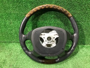 พวงมาลัย MOMO темное дерево SUBARU LEGACY LANCASTER OEM 34311AE310 BHE BH9 BH5 2002 SILVER/GREY 1U2