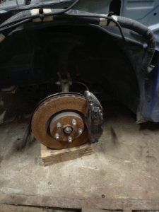 制动卡钳带刹车盘 BREMBO SUBARU WRX STI OEM 26292FG011, 26292FG001, 26692FG031, 26692FG021 VAB VAG VA 2015 EJ20Y MT6