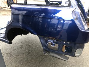 Secção traseira da carroçaria rear Cut SUBARU LEGACY OEM 51410AE150 51410AE140 52122AE100 BH5 2000 BLUE 95H