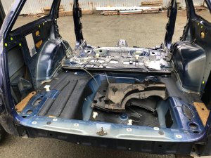 Secção traseira da carroçaria rear Cut SUBARU LEGACY OEM 51410AE150 51410AE140 52122AE100 BH5 2000 BLUE 95H