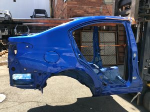 车身后段 Rear Cut SUBARU WRX STI OEM 52401VA0119P, 52129VA0009P, 51439VA0029P, 51439VA0129P VAB VAG VA 2015 Blue Pearl K7X