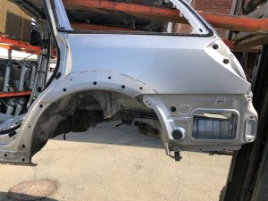 ชิ้นส่วนตัวถังท้ายรถ Rear Cut SUBARU OUTBACK OEM 51490AG0309P, 51490AG0209P BPE 2008 Silver Metallic C6Z