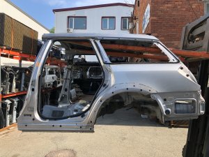 ชิ้นส่วนตัวถังท้ายรถ Rear Cut SUBARU OUTBACK OEM 51490AG0309P, 51490AG0209P BPE 2008 Silver Metallic C6Z