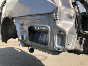 ชิ้นส่วนตัวถังท้ายรถ Rear Cut SUBARU OUTBACK OEM 51490AG0309P, 51490AG0209P BPE 2008 Silver Metallic C6Z