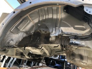 ชิ้นส่วนตัวถังท้ายรถ Rear Cut SUBARU OUTBACK OEM 51490AG0309P, 51490AG0209P BPE 2008 Silver Metallic C6Z